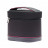 Сумка для парикмахерских инструментов DEWAL, полимерный материал,черно-розовая 25х18х20,5см